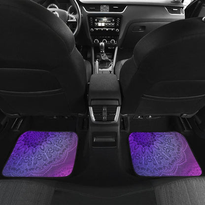 Purple Mandalas Car Floor Mats