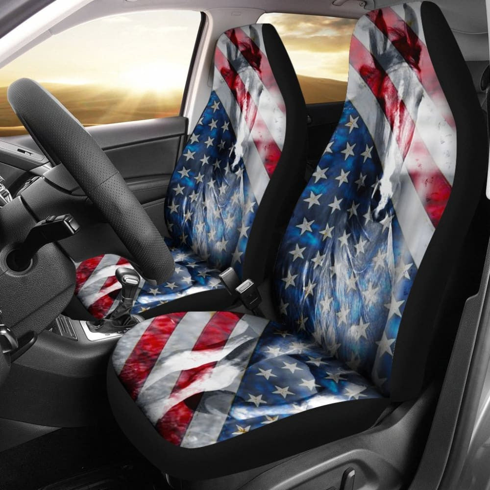 American Horse Car Seat Cover