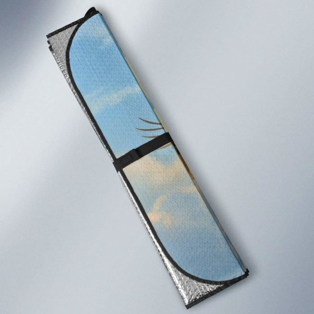 Car Sun Shade With Eagle Print