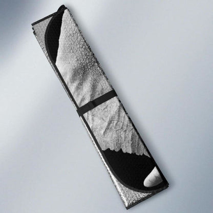 Elephant Dark Background Hd Car Sun Shade