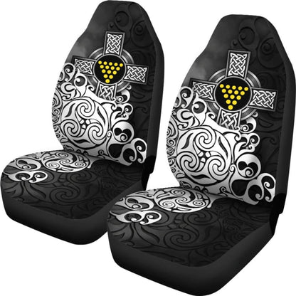 Cornwall Car Seat Covers - Duke Of Cornwall Flag With Celtic Cross