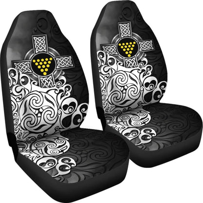 Cornwall Car Seat Covers - Duke Of Cornwall Flag With Celtic Cross