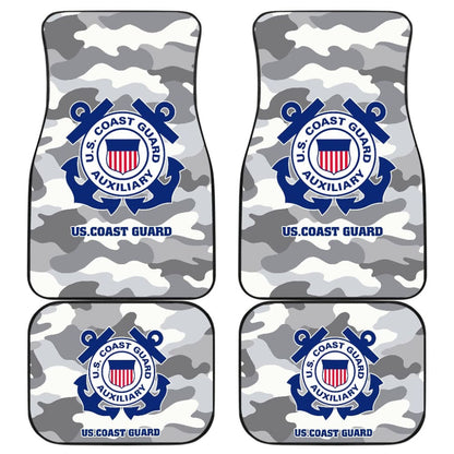 Grey Camouflage US Coast Guard Car Floor Mats