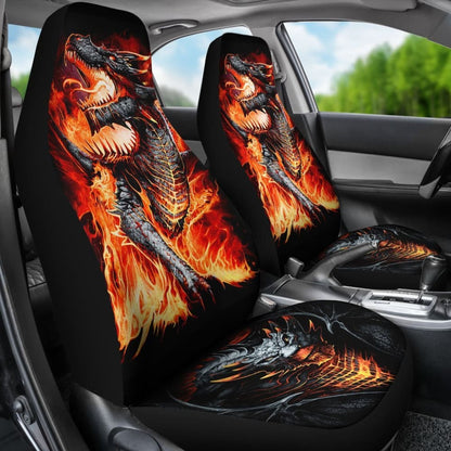 Set Of Pcs Dragon Skull Car Seat Covers