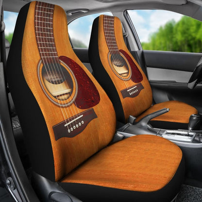 New! Wooden Guitar Car Seat Covers