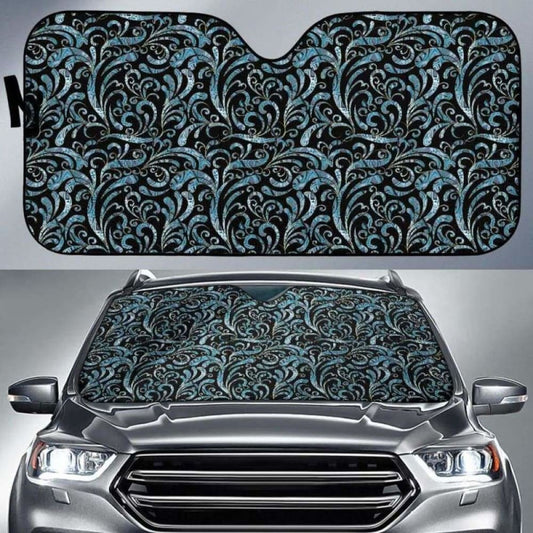 Paisley Blue Auto Sun Shades
