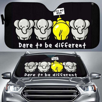 Elephants Funny Car Sun Shades