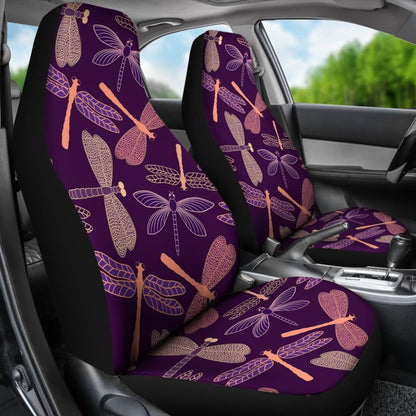 Dragonfly Violet Car Seat Covers