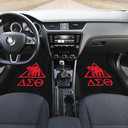 Delta Sigma Theta Sorority Black Red Amazing Car Floor Mats