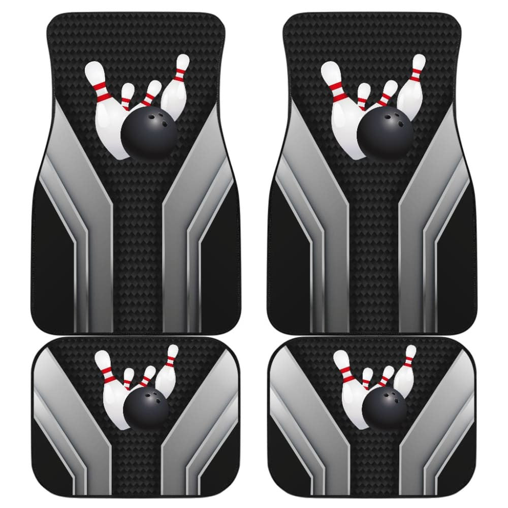 Bowling Car Seat Cover Metal Print