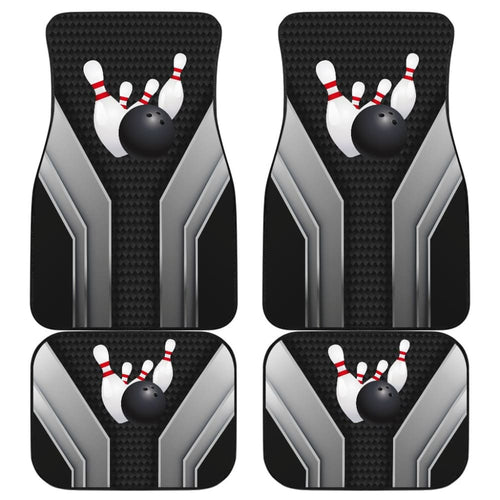 Bowling Car Seat Cover Metal Print