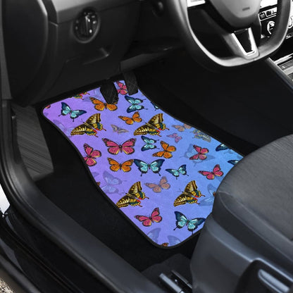 Butterfly Front And Back Car Mats