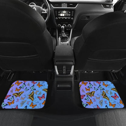 Butterfly Front And Back Car Mats