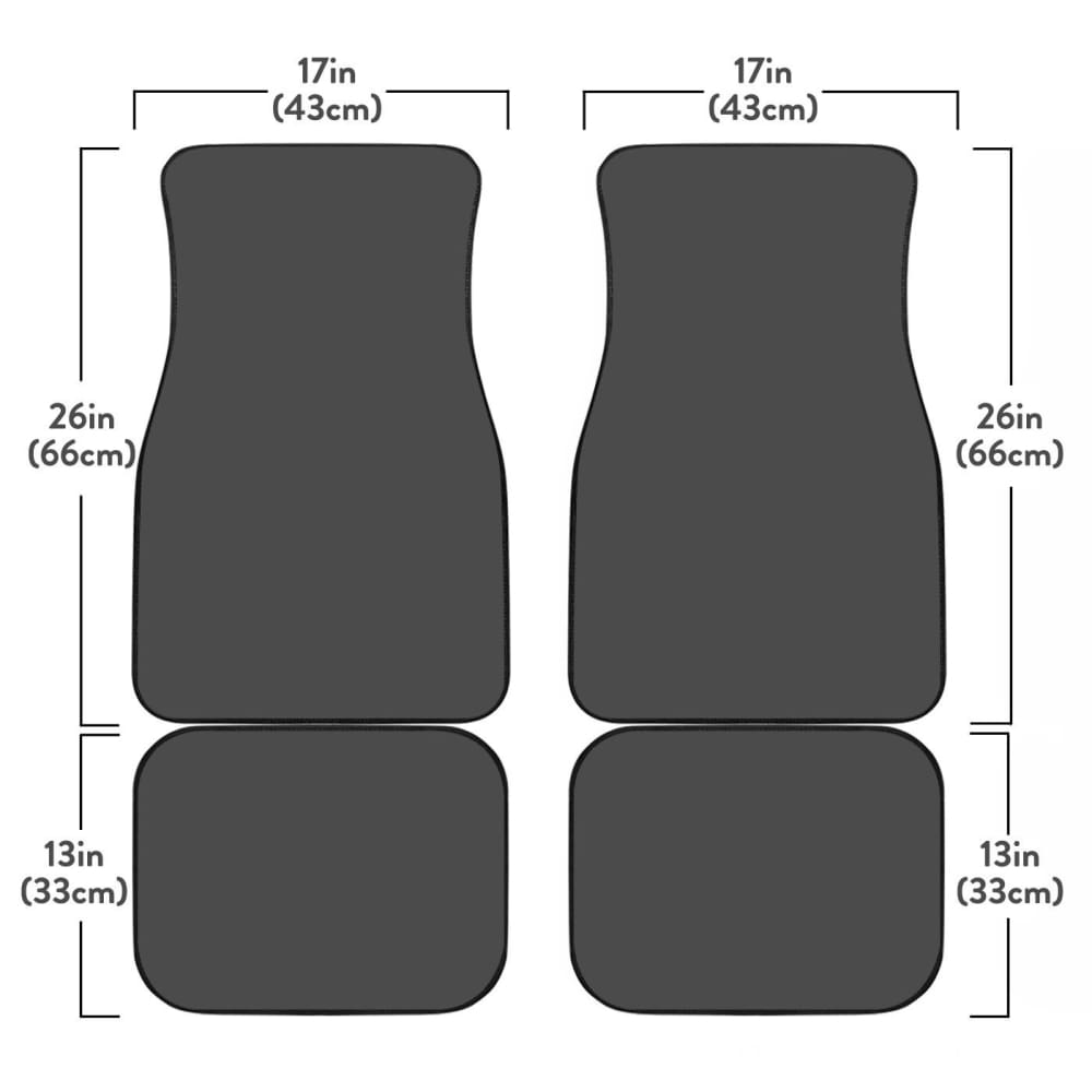 Butterfly Front And Back Car Mats