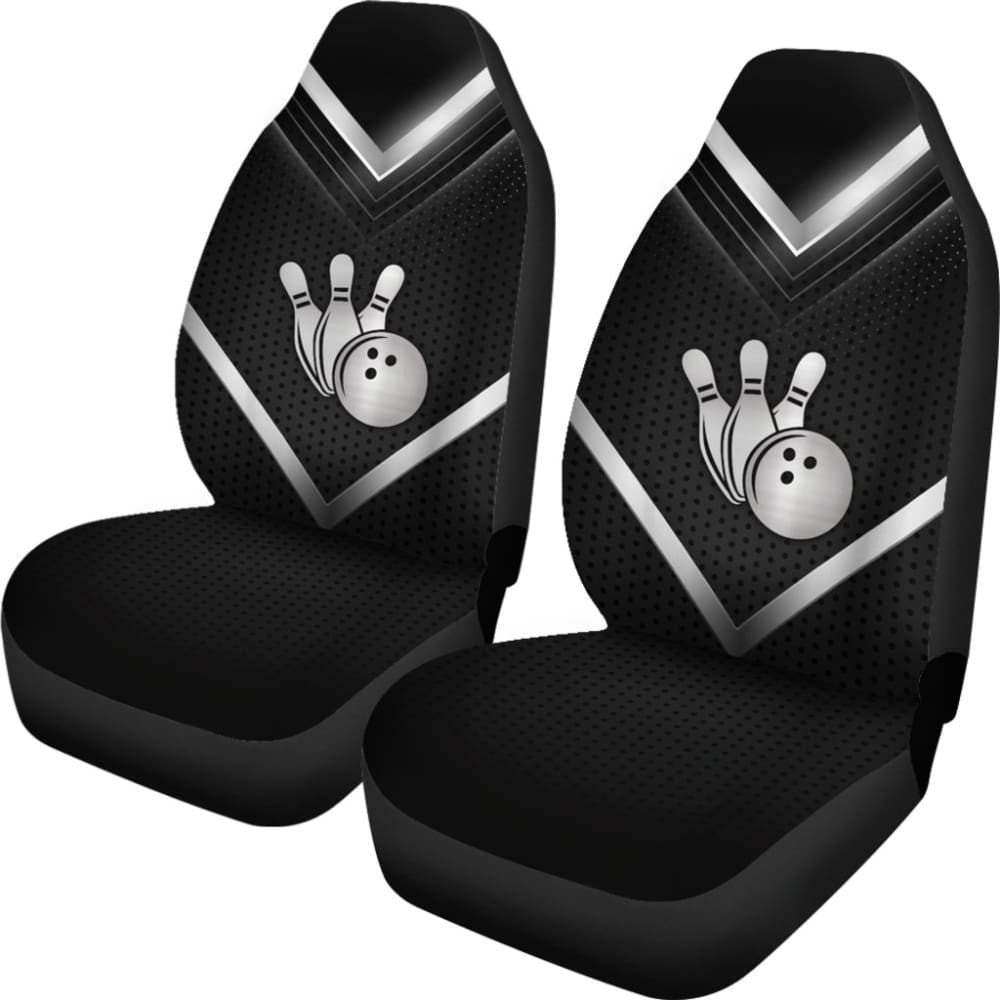 Print Bowling Universal Fit Car Seat Covers