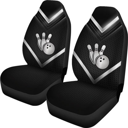 Print Bowling Universal Fit Car Seat Covers