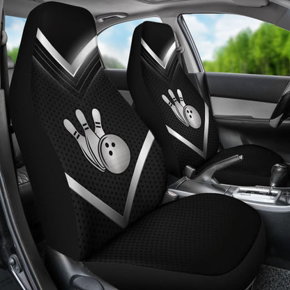 Print Bowling Universal Fit Car Seat Covers