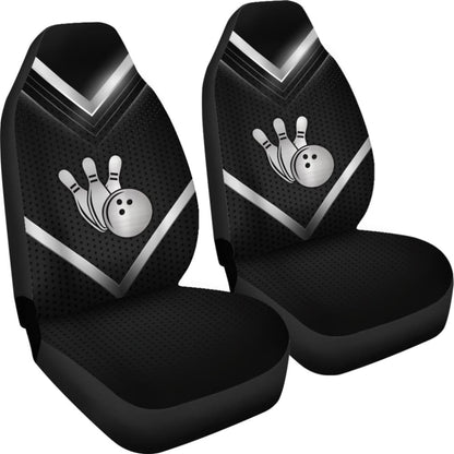 Print Bowling Universal Fit Car Seat Covers