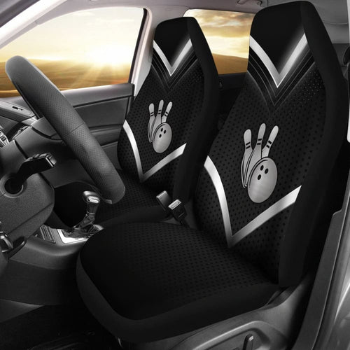 Print Bowling Universal Fit Car Seat Covers