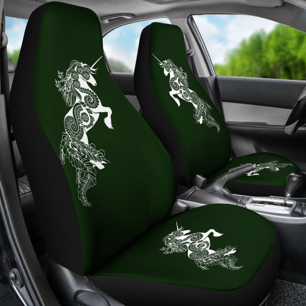 Mandala Unicorn Olive Car Seat Covers Amazing Gift Ideas