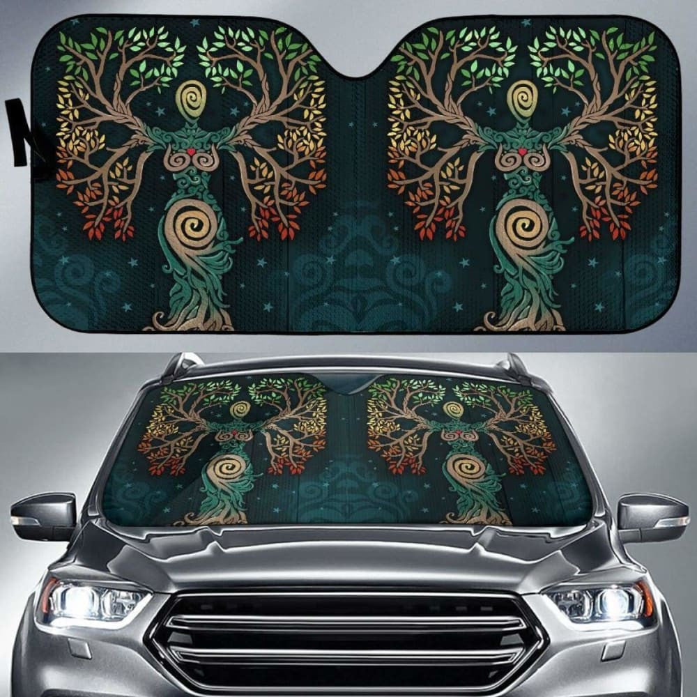 Celtic Tree Of Life Auto Sun Shades - The Soul Of Celts