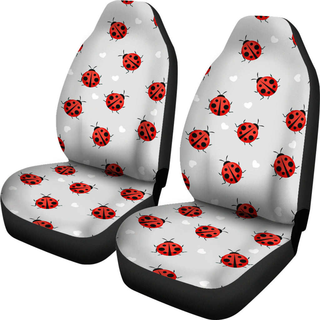 Funny Ladybug Print Amazing Car Seat Covers