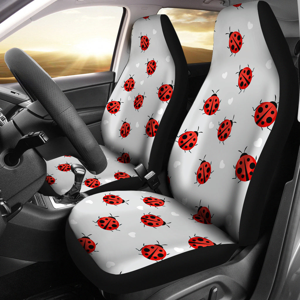 Funny Ladybug Print Amazing Car Seat Covers