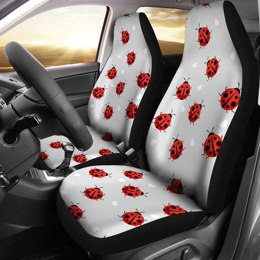 Funny Ladybug Print Amazing Car Seat Covers