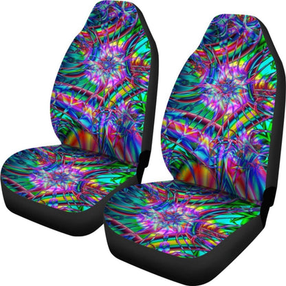 Rainbow Illusion Car Seat Covers