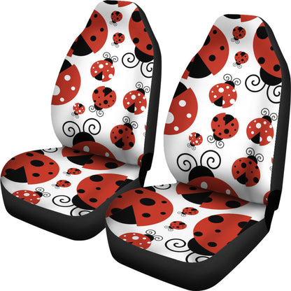 Cute Set of Ladybug Car Seat Covers