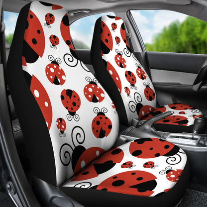 Cute Set of Ladybug Car Seat Covers