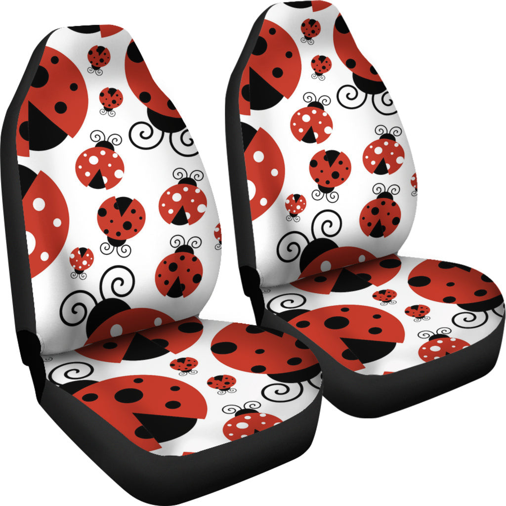 Cute Set of Ladybug Car Seat Covers