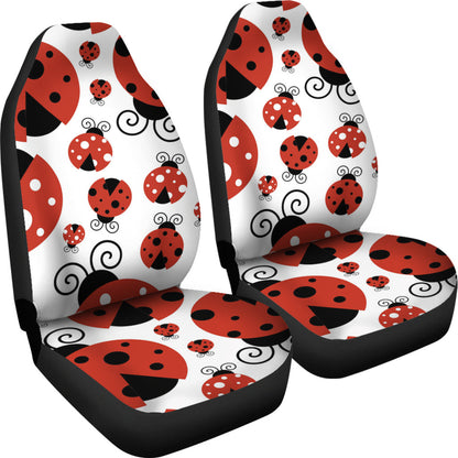 Cute Set of Ladybug Car Seat Covers