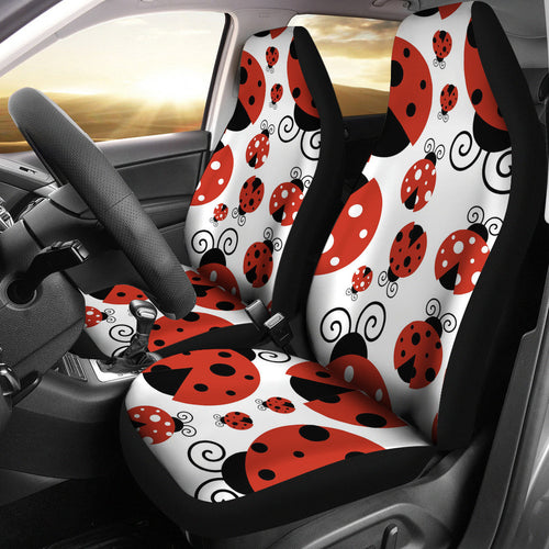 Cute Set of Ladybug Car Seat Covers