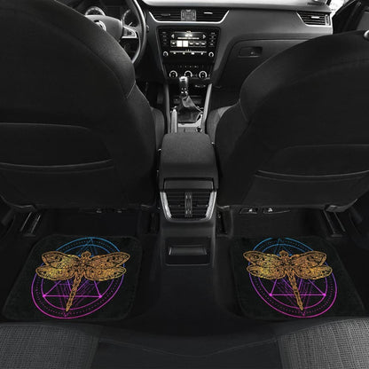 Dragonflies Front And Back Car Floor Mat