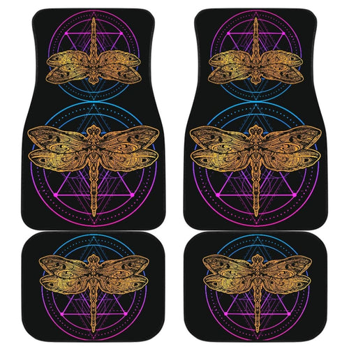 Dragonflies Front And Back Car Floor Mat