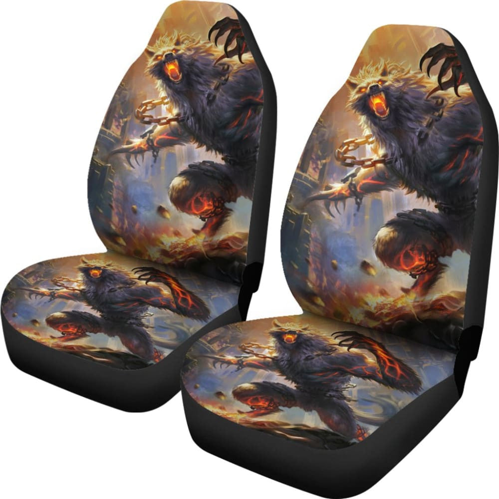 Beast Werewolf Monster Car Seat Covers