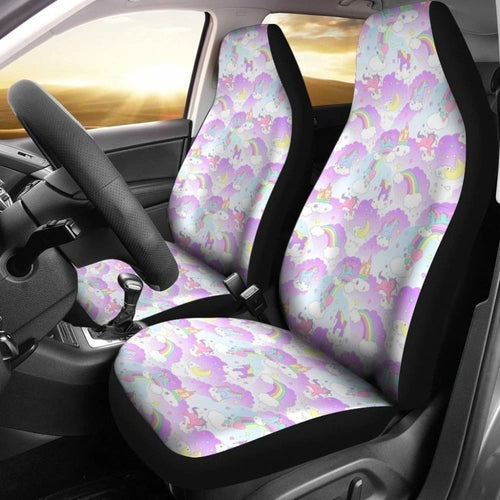 Rainbow Unicorn Car Seat Covers