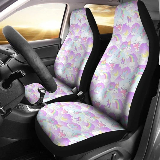 Rainbow Unicorn Car Seat Covers