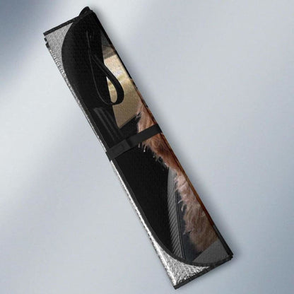 Poodle Auto Sun Shade Car Sun Visor Funny