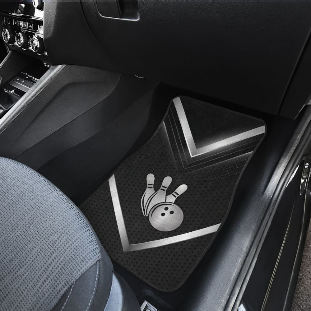 Print Bowling Universal Fit Car Floor Mats