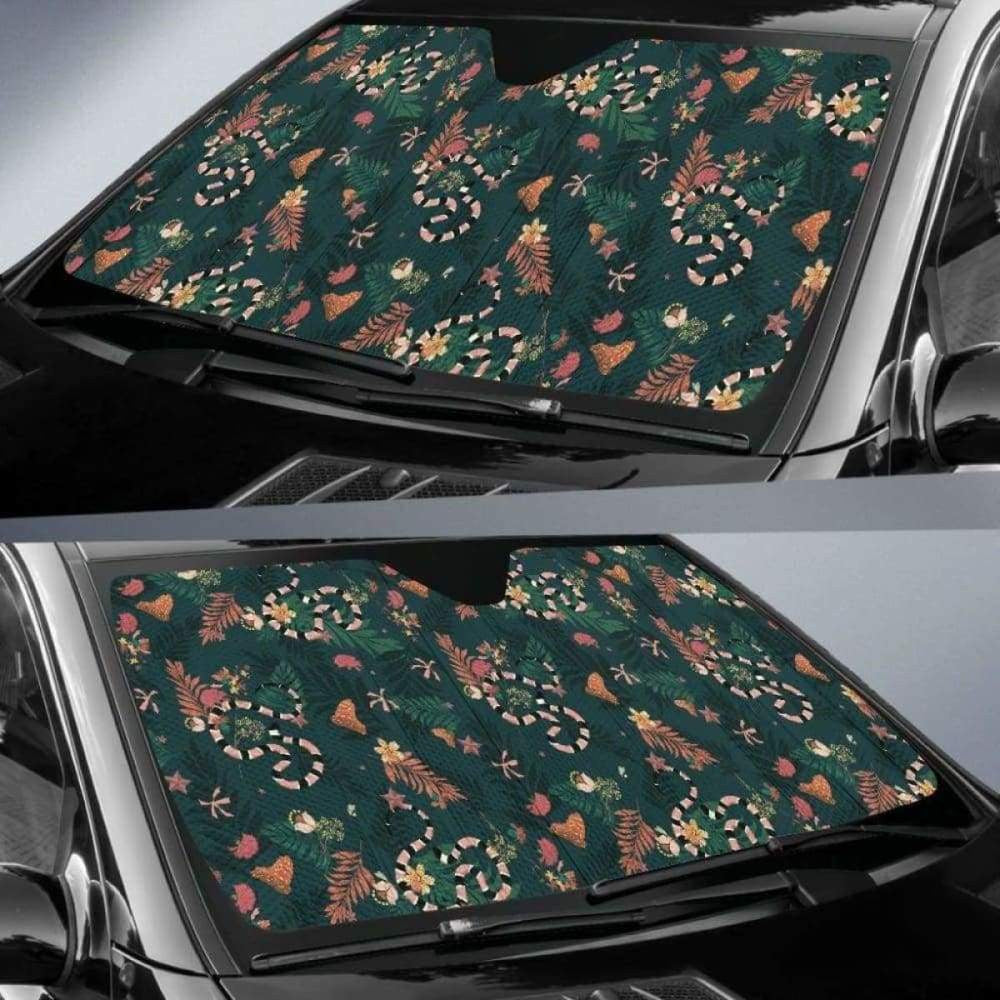 Snake Forest Pattern Car Auto Sun Shades