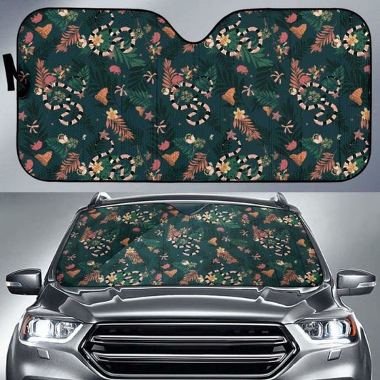 Snake Forest Pattern Car Auto Sun Shades