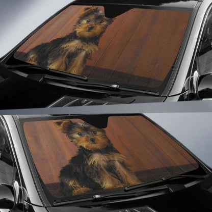Yorkie Car Auto Sun Shades