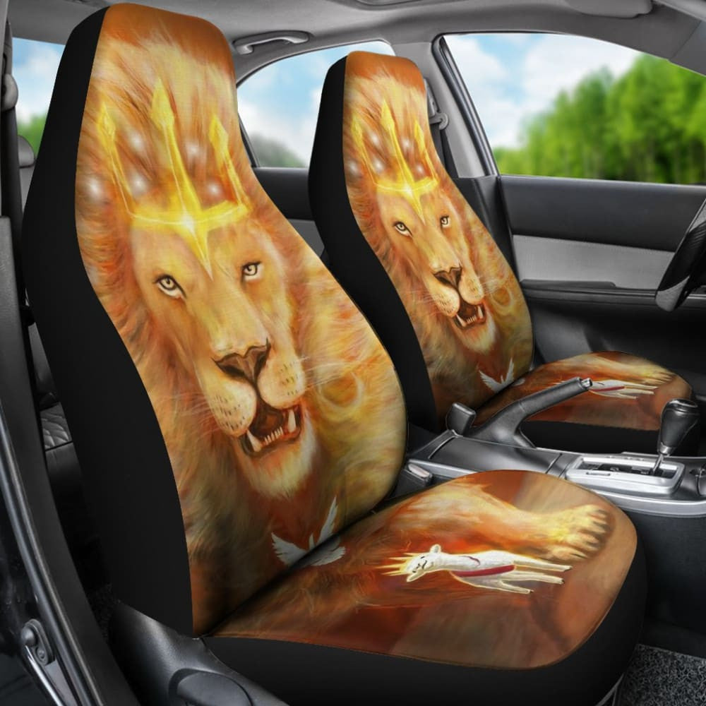Lion And Liam Jesus Car Seat Covers Amazing Gift