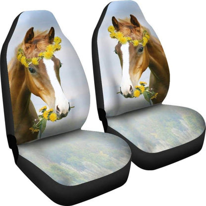 Spring Filly Horse Car Seat Covers