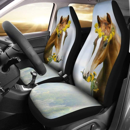 Spring Filly Horse Car Seat Covers