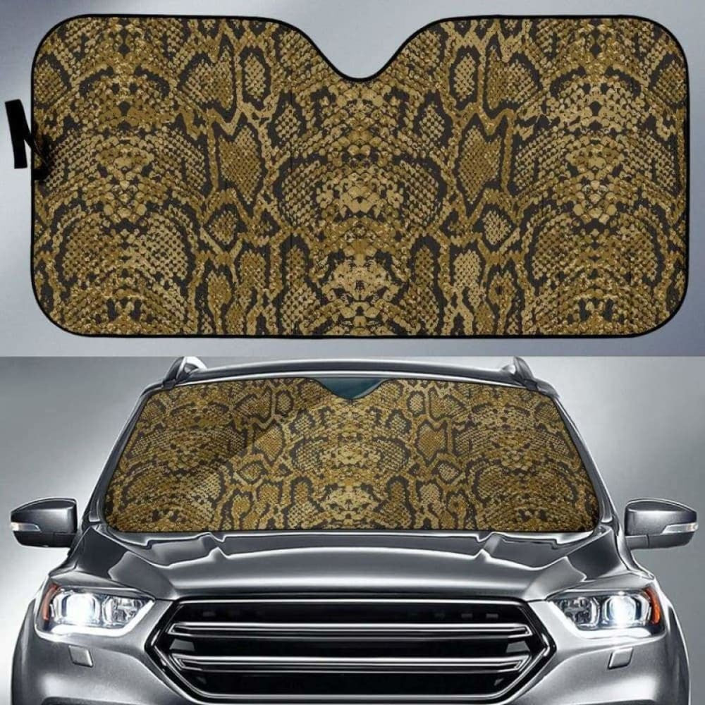 Snake Skin Pattern Car Auto Sun Shades