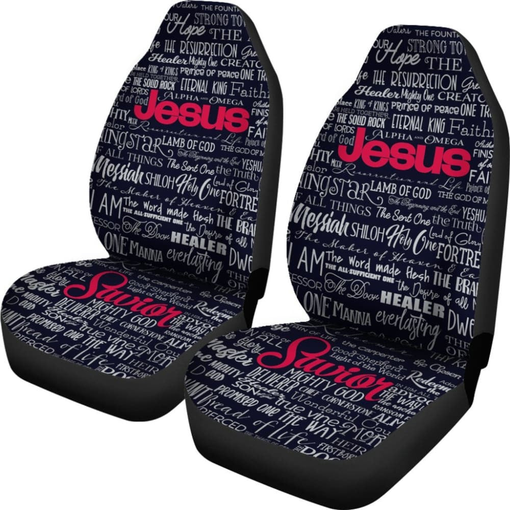 Names Of Jesus Car Seat Covers