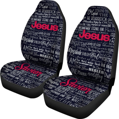 Names Of Jesus Car Seat Covers